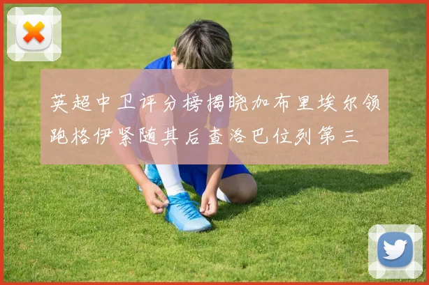 英超中卫评分榜揭晓加布里埃尔领跑格伊紧随其后查洛巴位列第三